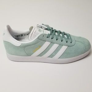 womens mint green gazelles